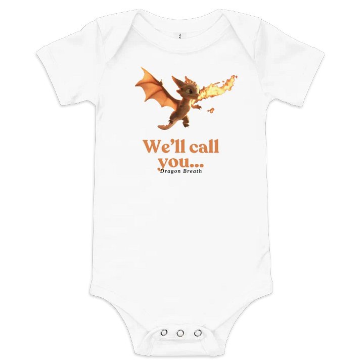 Dragon Breath Baby Onesie product image (1)