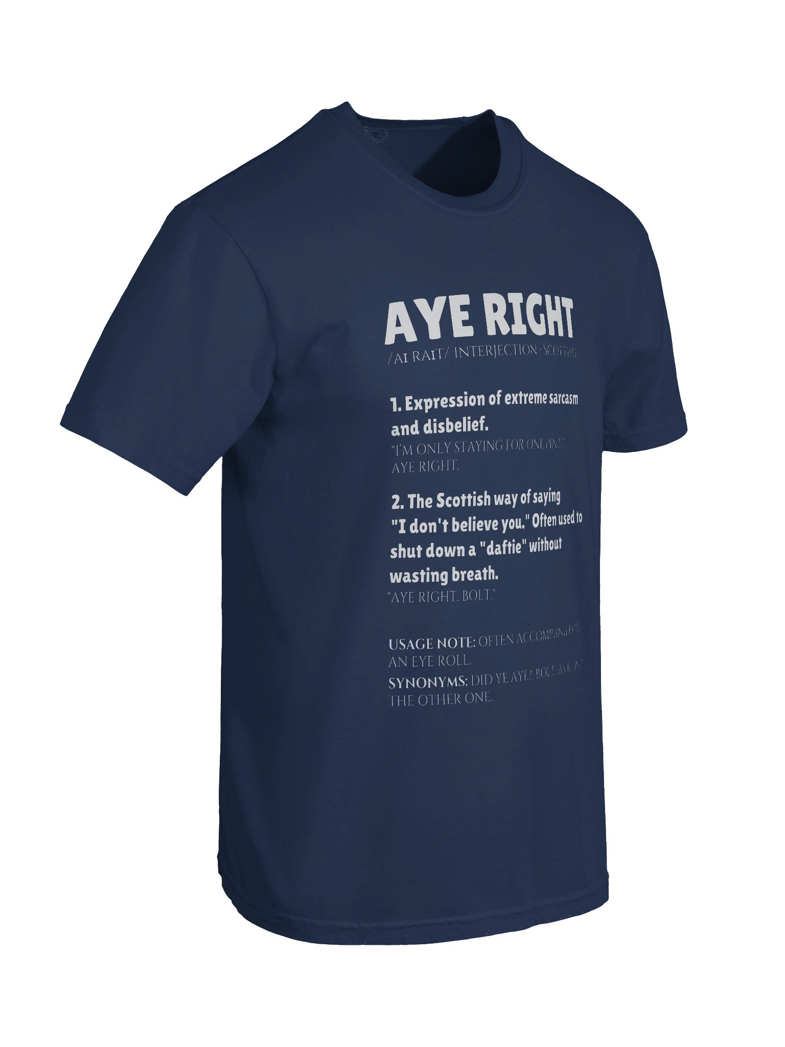 AYE RIGHT: The Skeptic's Dictionary Tee product image (4)