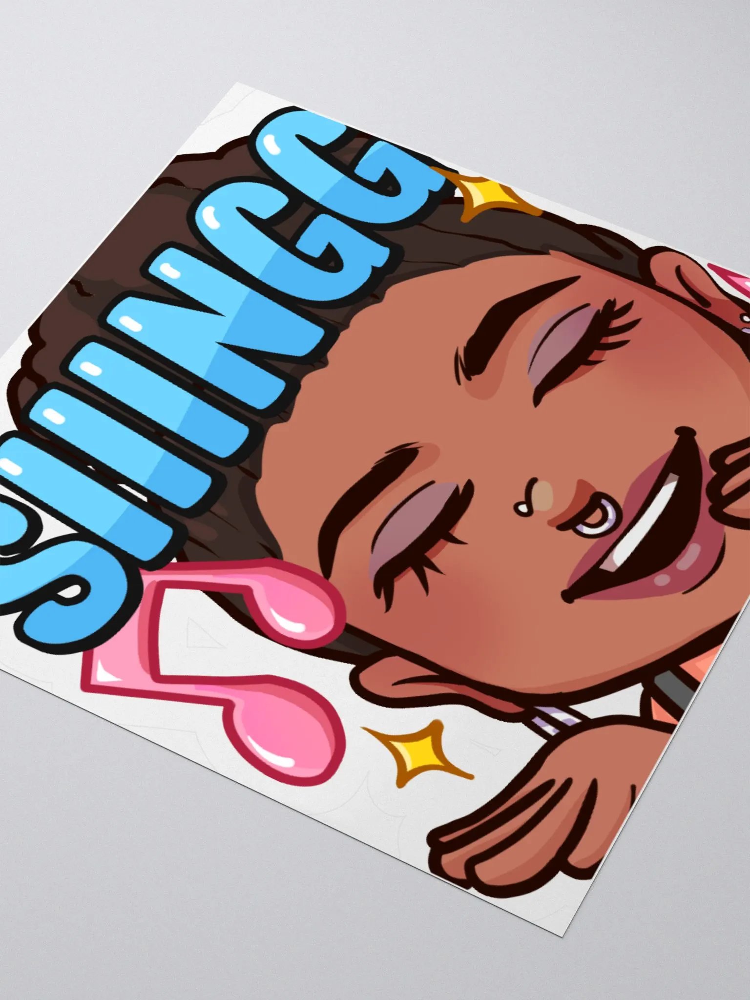KW "SING" Sticker product image (7)