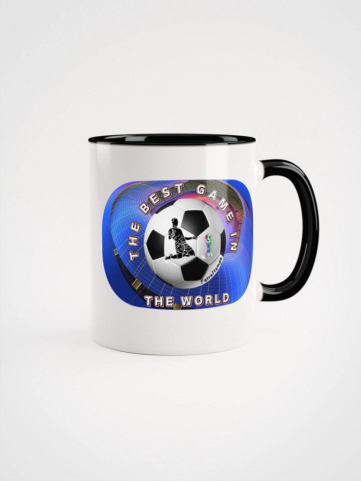 Soccer Ball Silhouette Ceramic Mug product image (1)