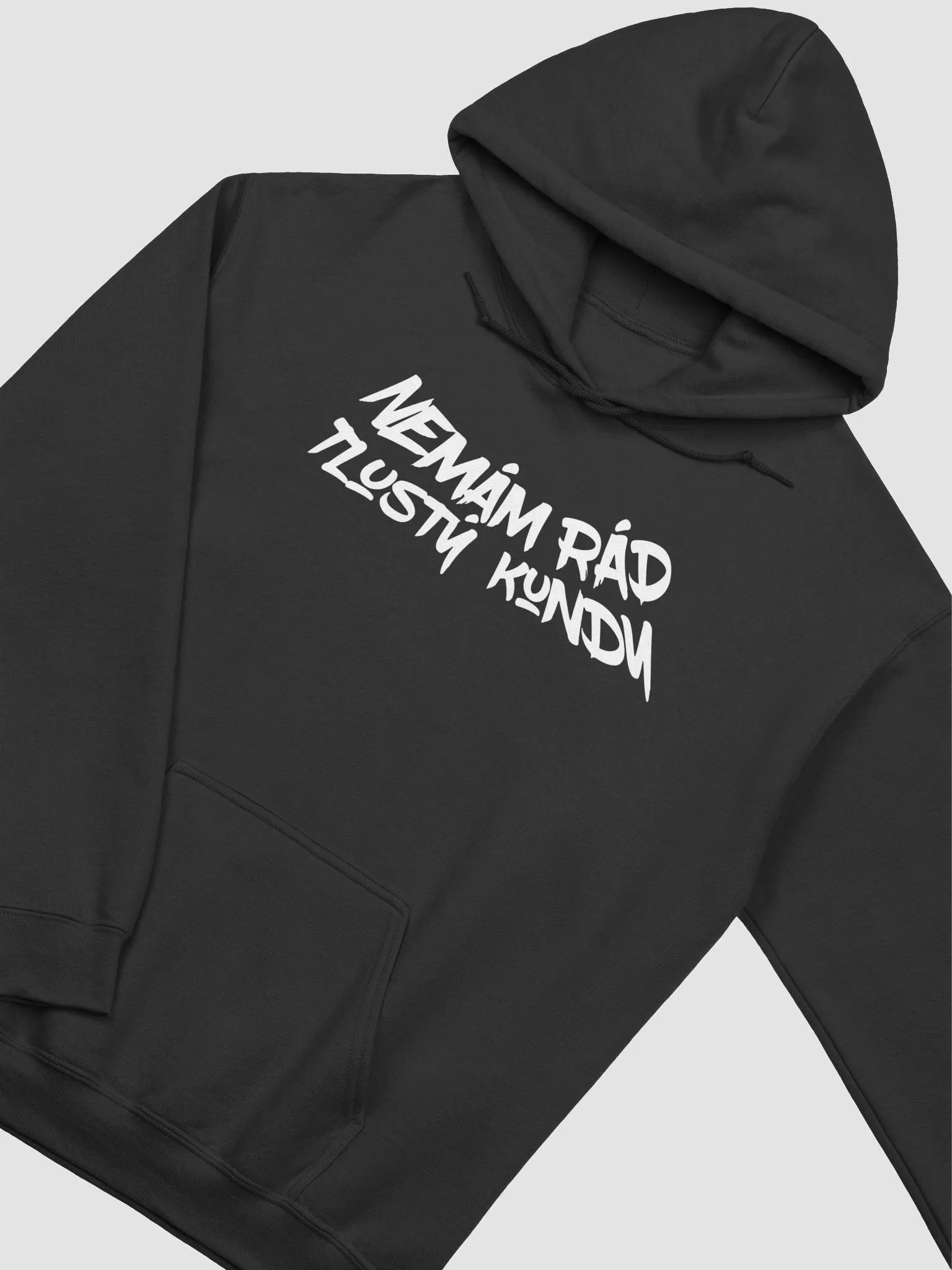 Nemám Rád 2 hoodie black product image (2)