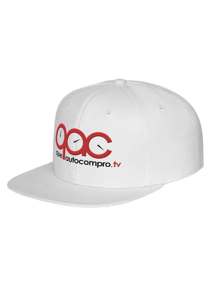 QAC Snapback Cap Prominent Logo – Wool Blend, High Profile, Adjustable. product image (2)