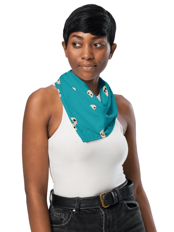 Skully Bandana (blue-green) product image (7)