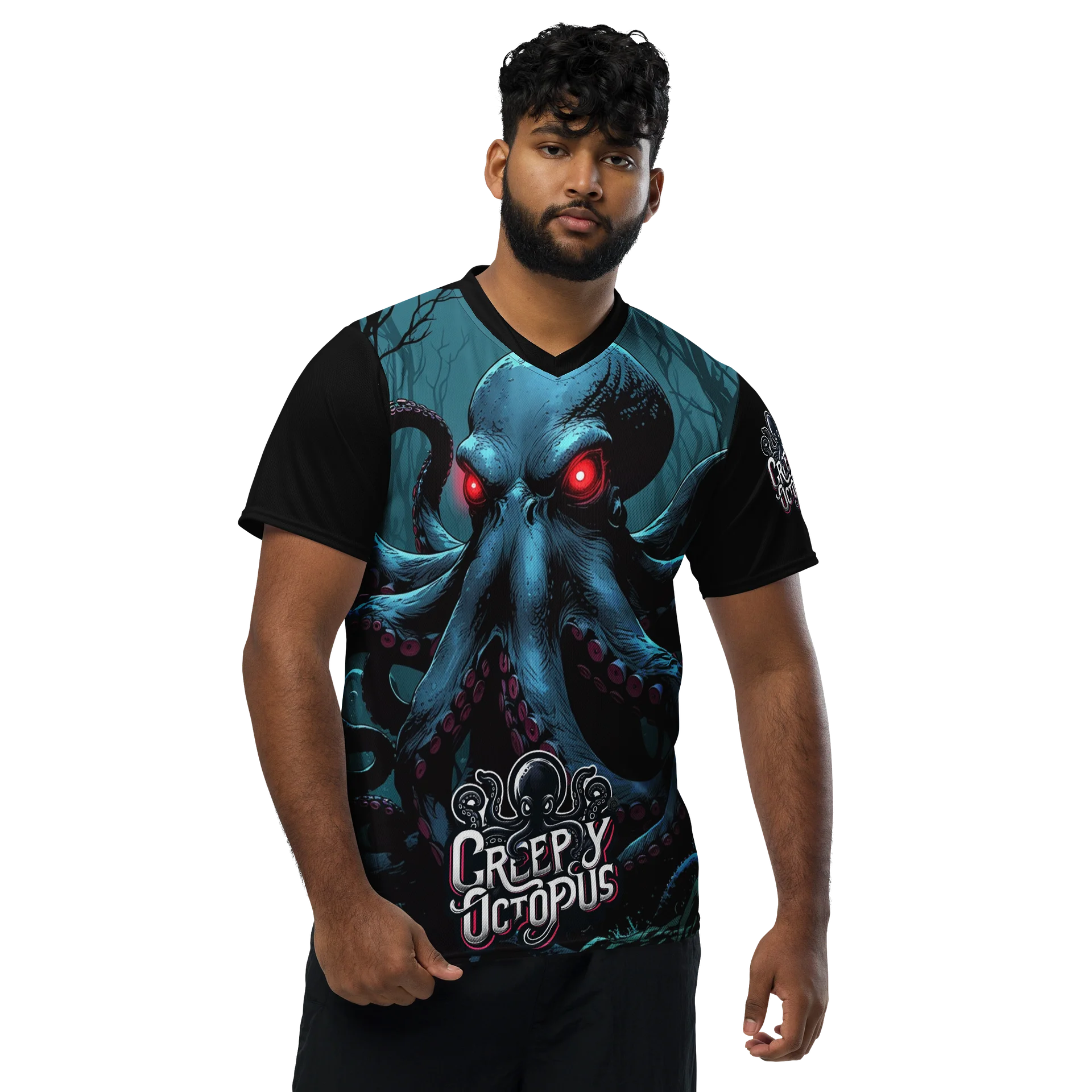 LIMITED EDITION - CNX Core All-over print Unisex Tee — Creepy Octopus 001 product image (3)