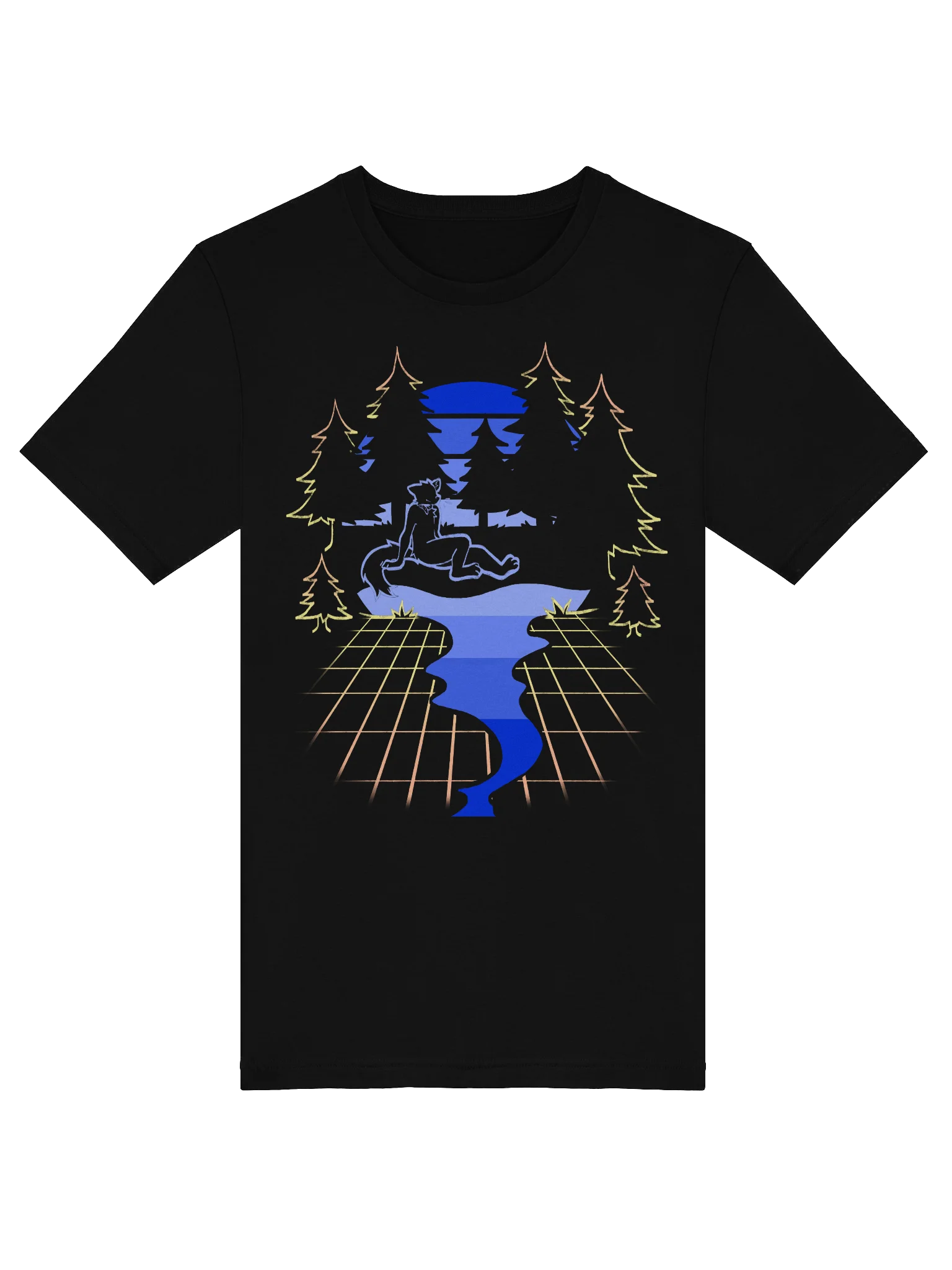 Vapourwave Skyks t-shirt (dark edition) product image (5)