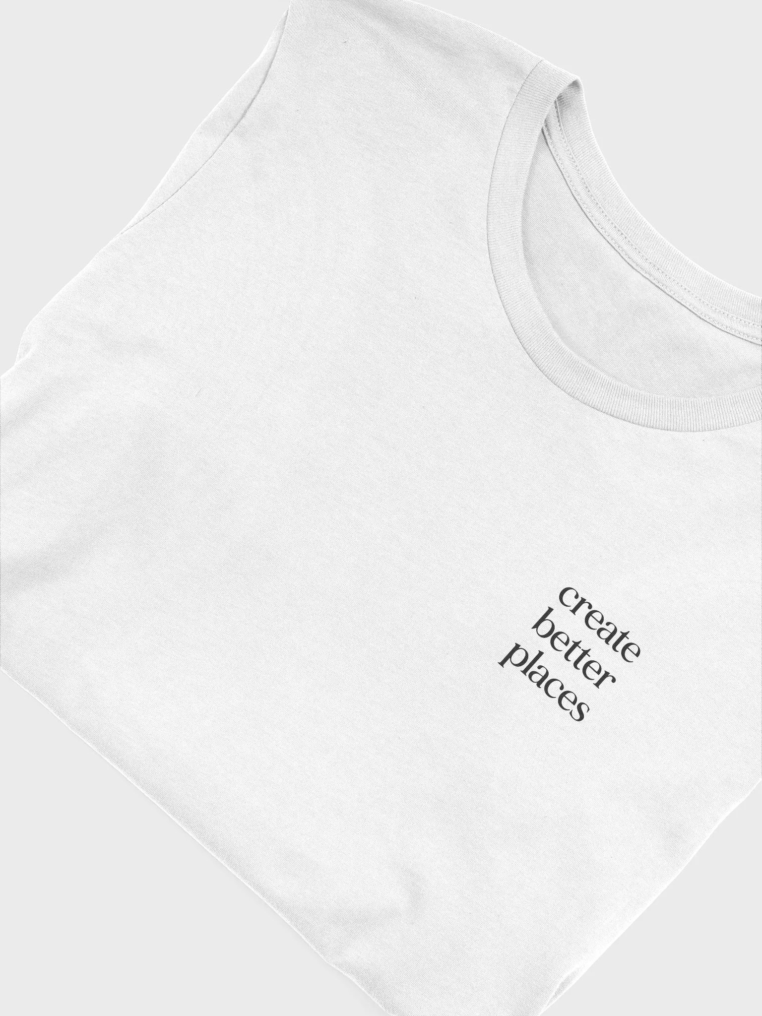 Create Better Places Tee - White product image (1)