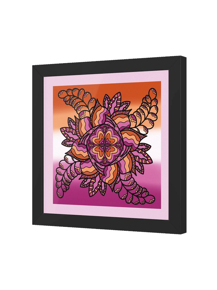 Lesbian Pride! Framed Art Print product image (10)