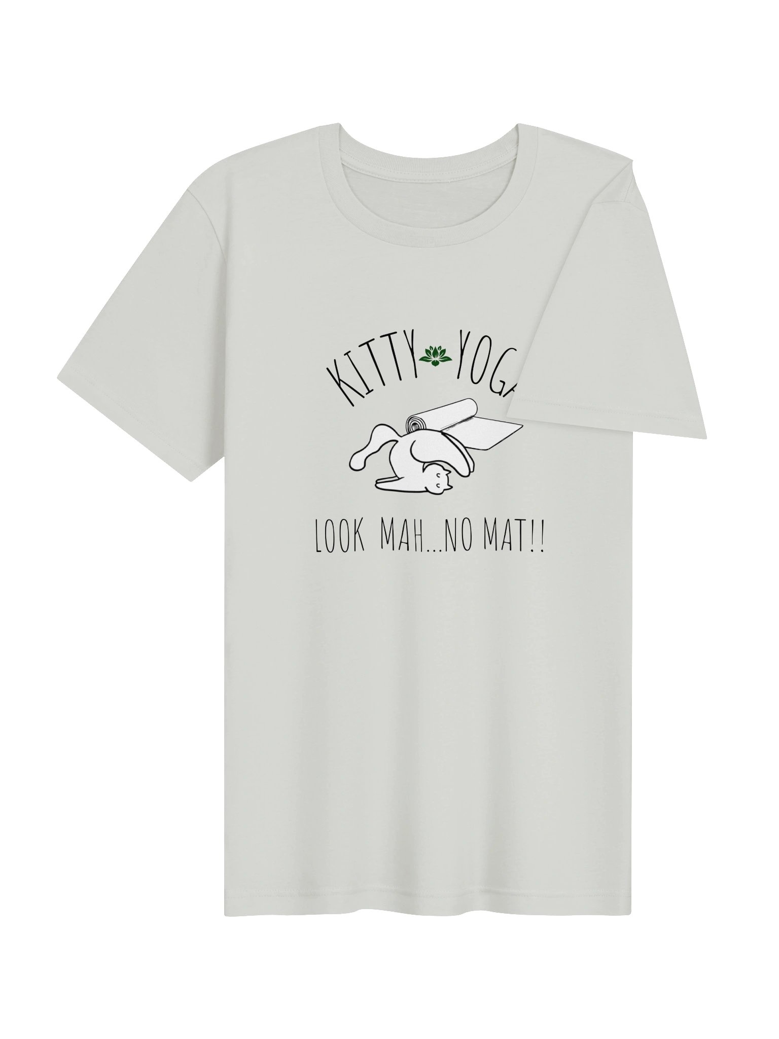 Look Mah, No Mat - Funny Yoga Cat Tee product image (44)