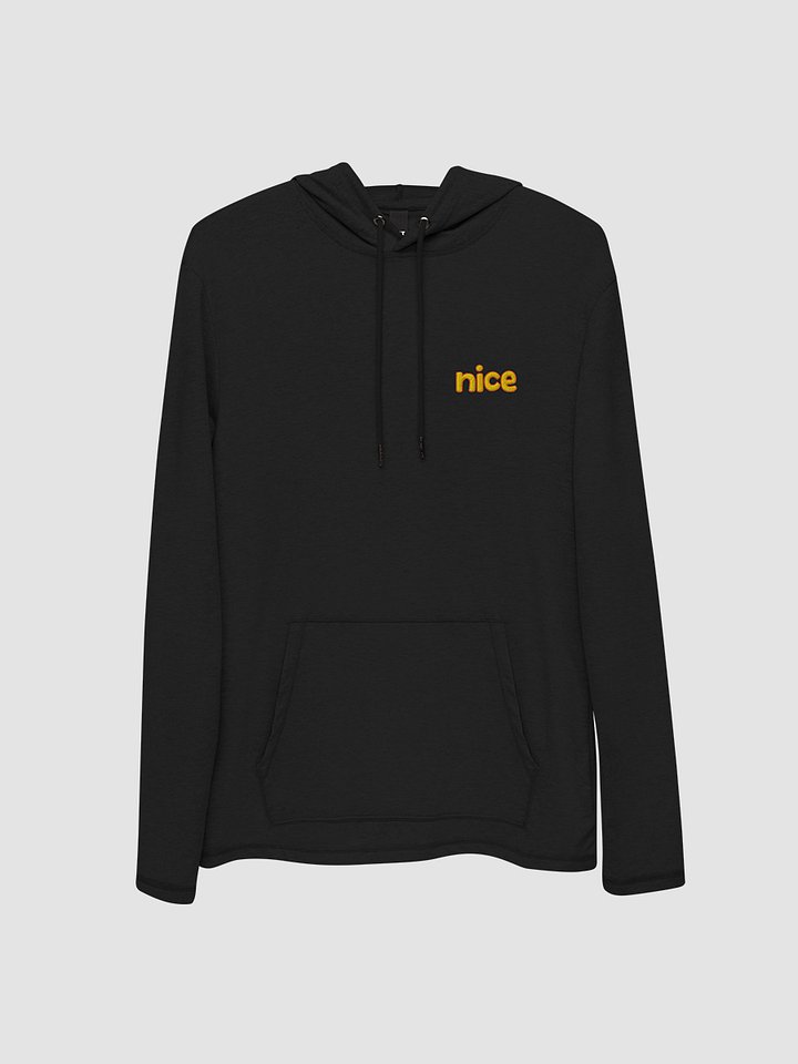 NICE | Embroidered Lightweight Hoodie product image (1)