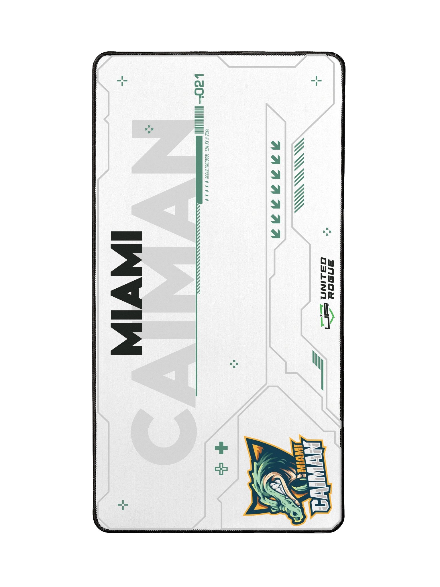 Miami Caiman White Desk Mat product image (2)