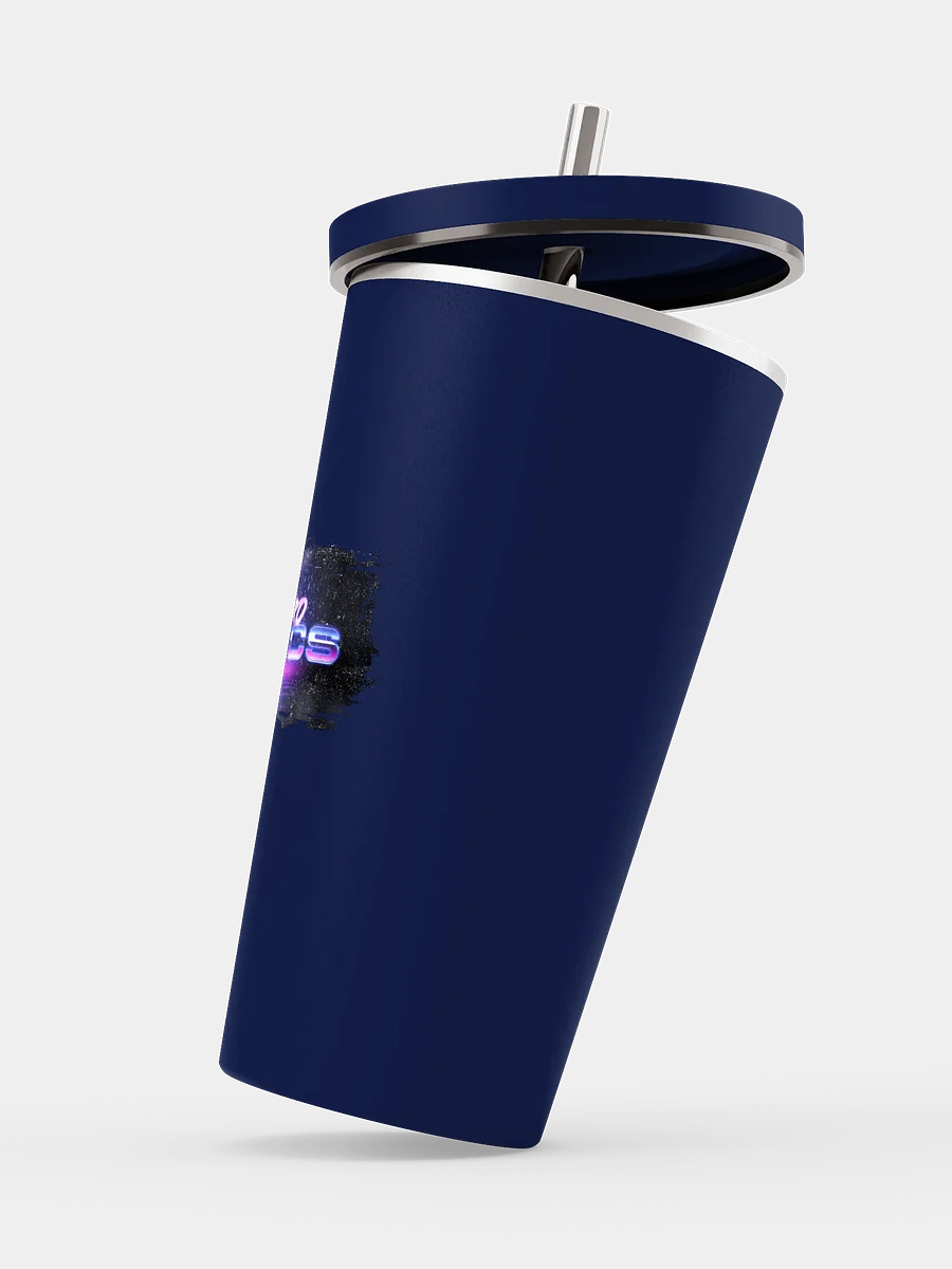 RETRO SPECS: nsulated Tumbler with a Straw product image (3)