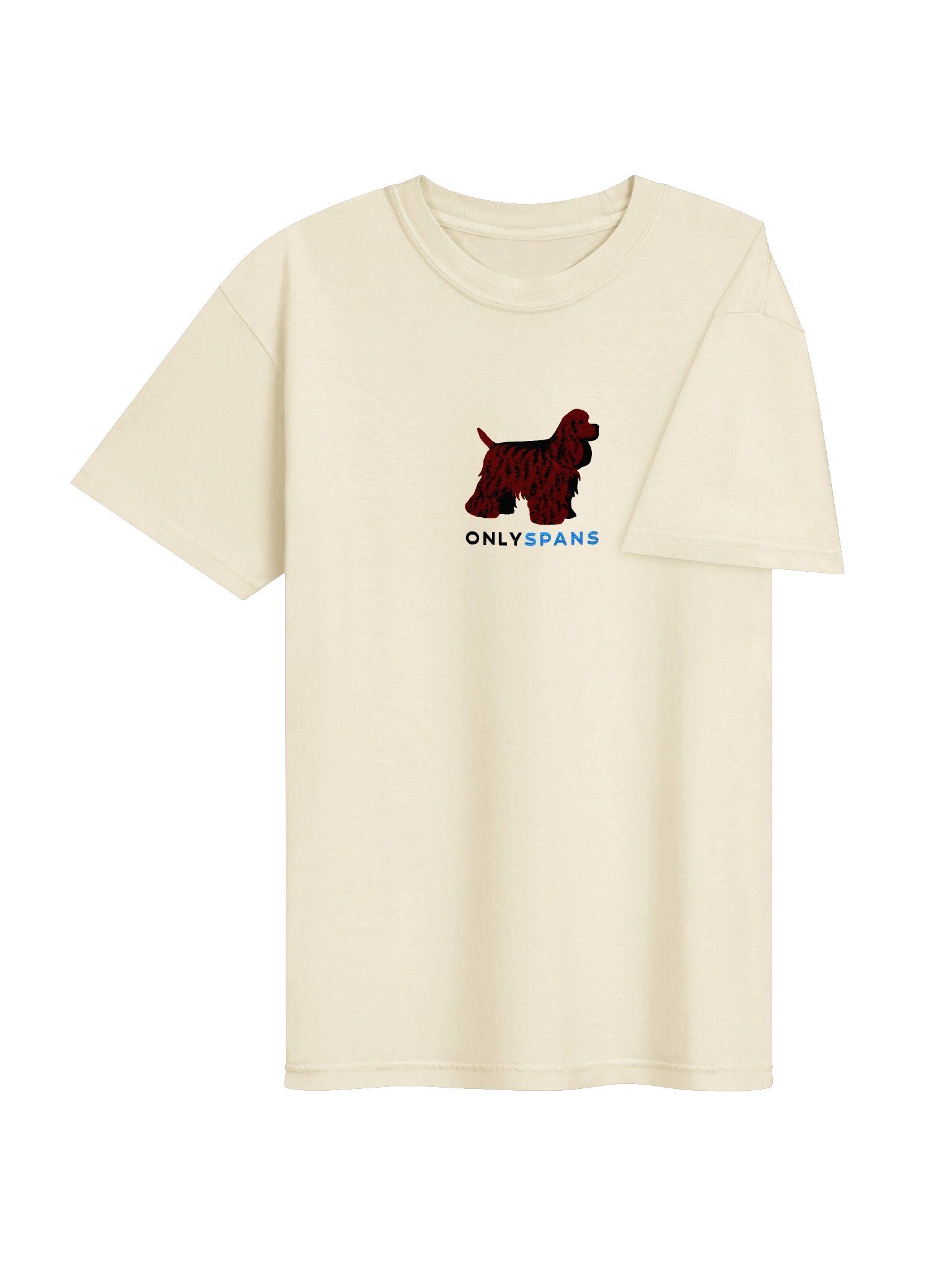 Only Spans T-Shirt(Embroidered) of an American Cocker Spaniel(Liver) product image (52)