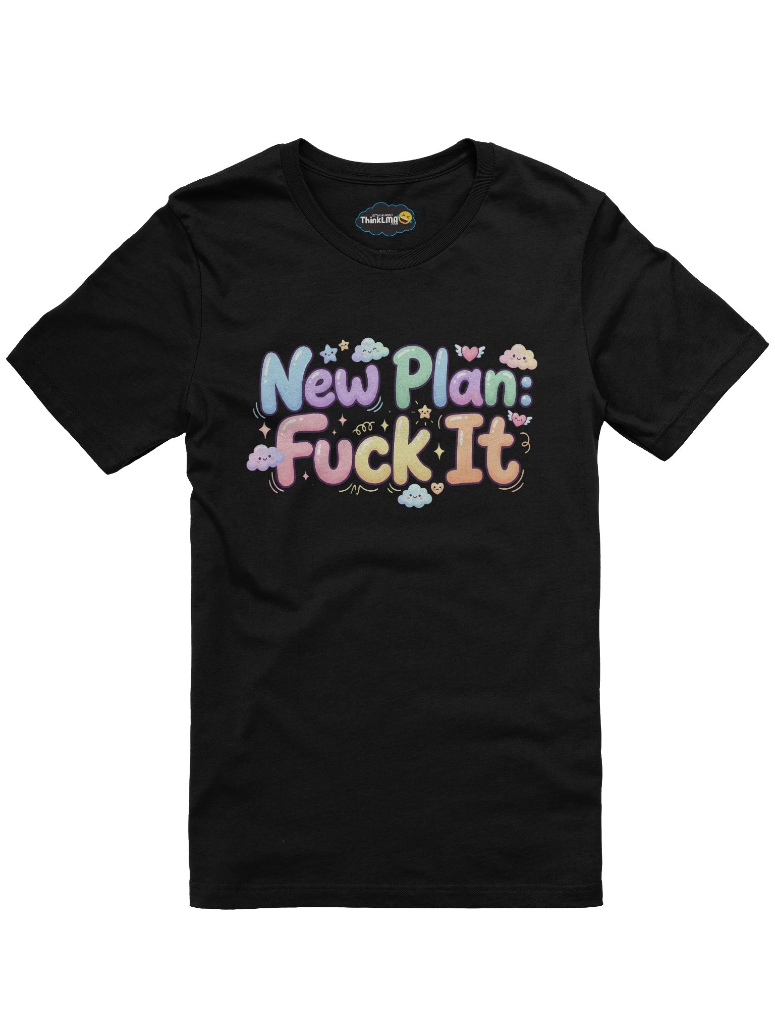 New Plan: F*ck It Kawaii Mood Reset Graphic Tee product image (2)