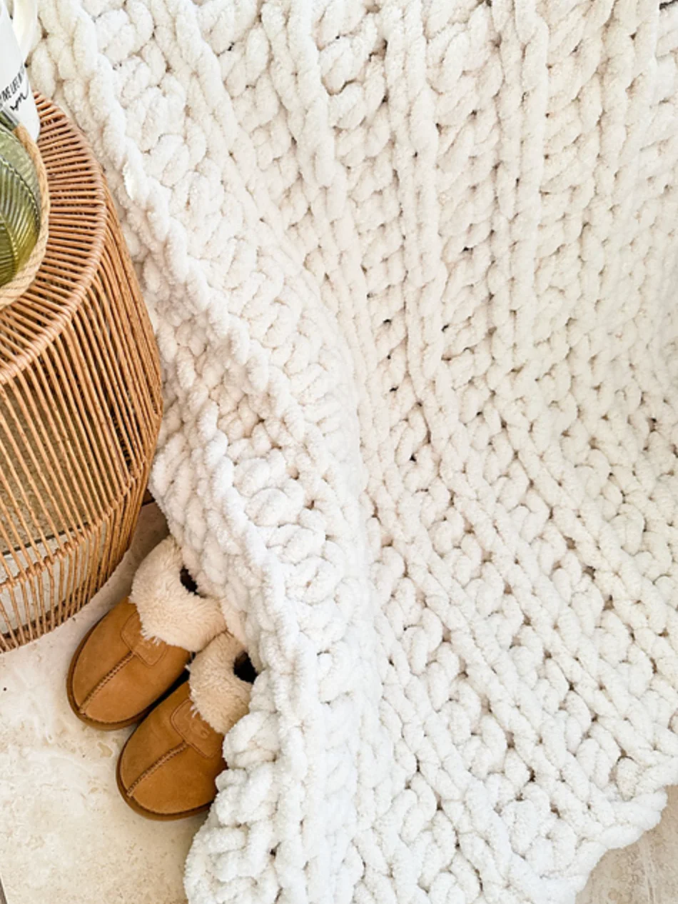 Chunky Cabin Throw Crochet Pattern product image (4)