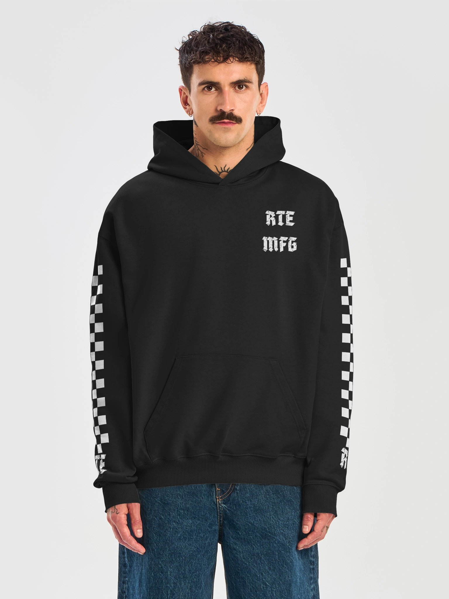 RTE MFG CHECKERED HOODIE product image (5)