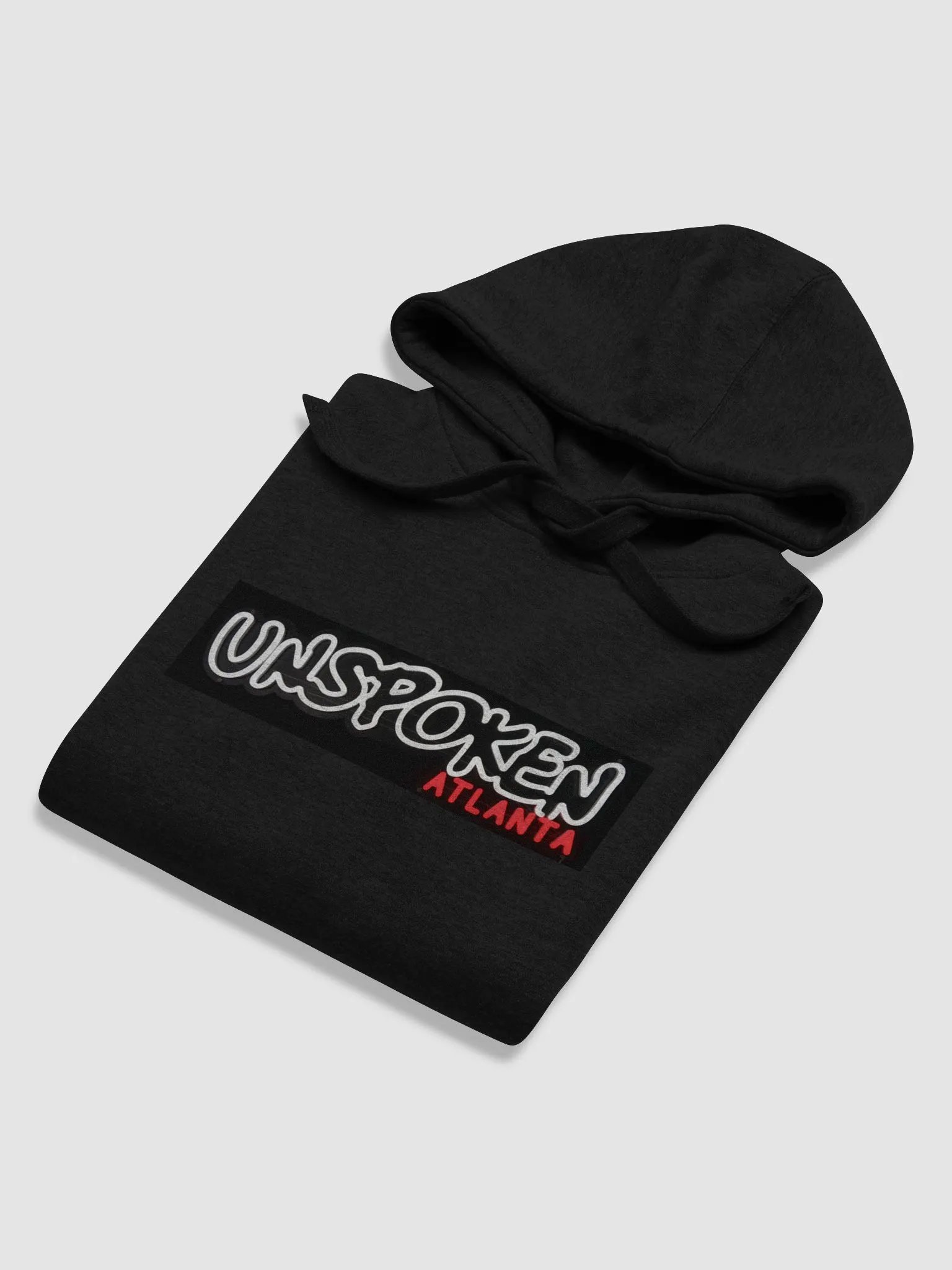 BLACK ON BLACK UNSPOKEN HOODIE product image (6)