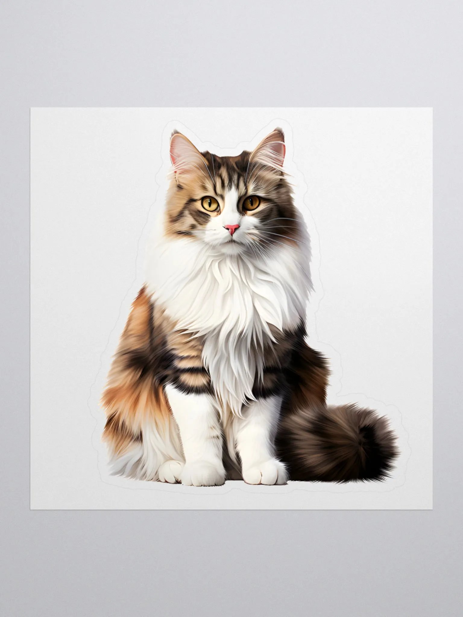 Whiskered Wonders Sticker product image (1)
