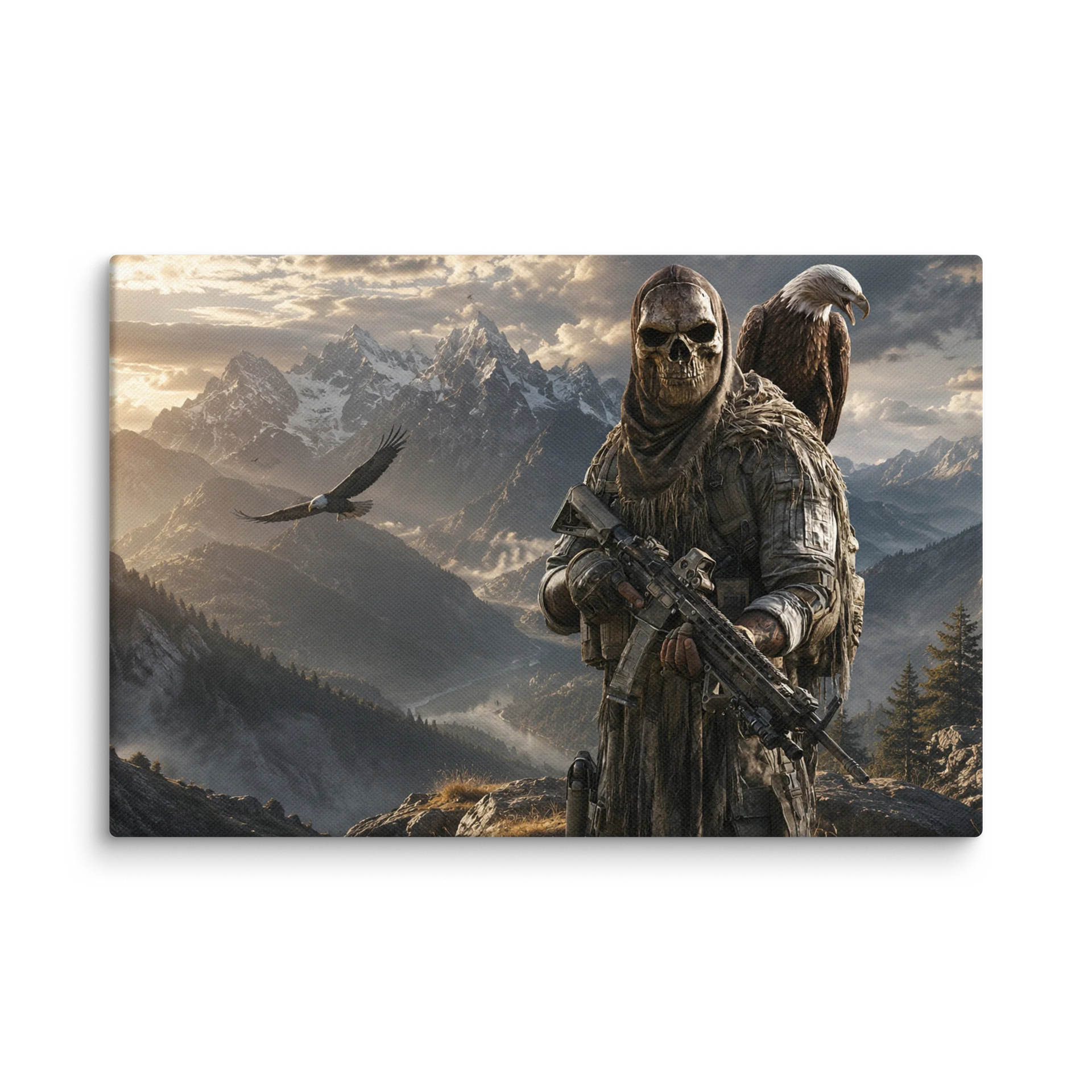 Above the Noise — MSE Skull Soldier Wall Art product image (1)