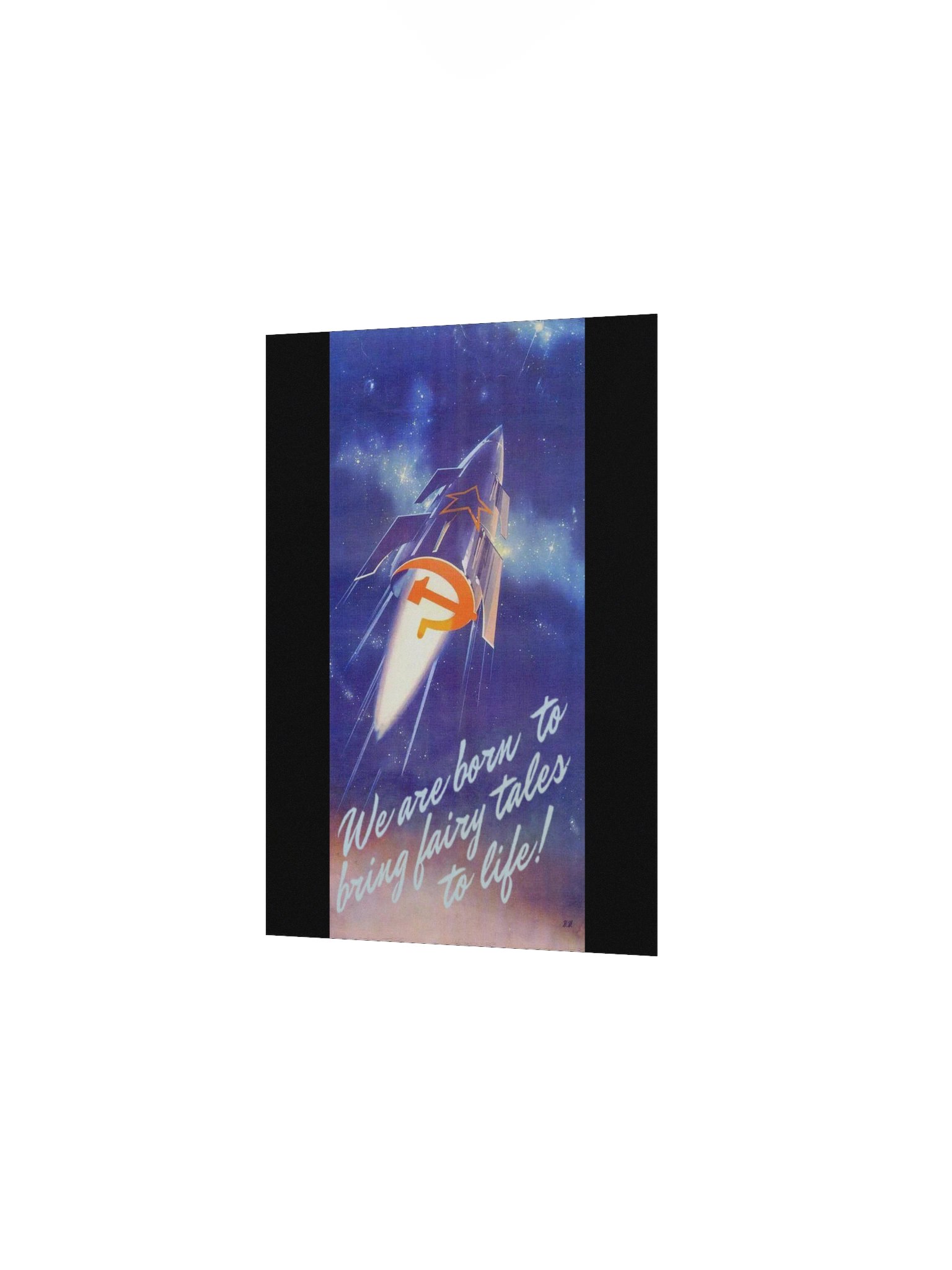 We are born to bring fairy tales to life Poster (black canvas) product image (7)