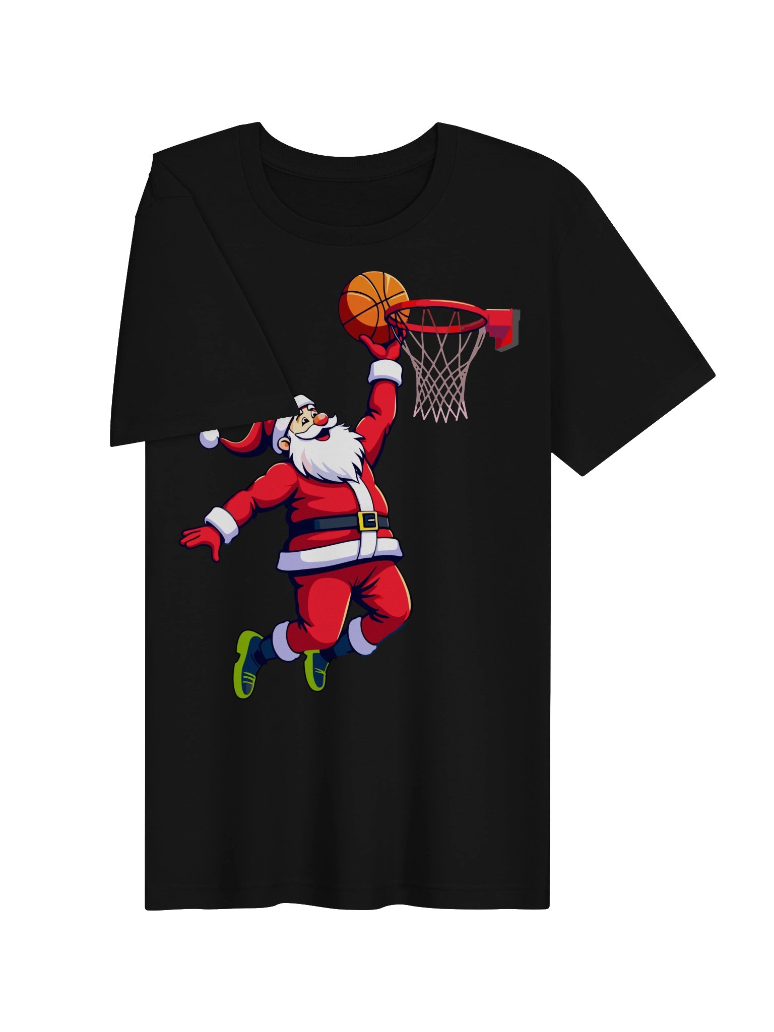 Basketball Santa Slam Dunk Christmas Holiday Sports product image (4)