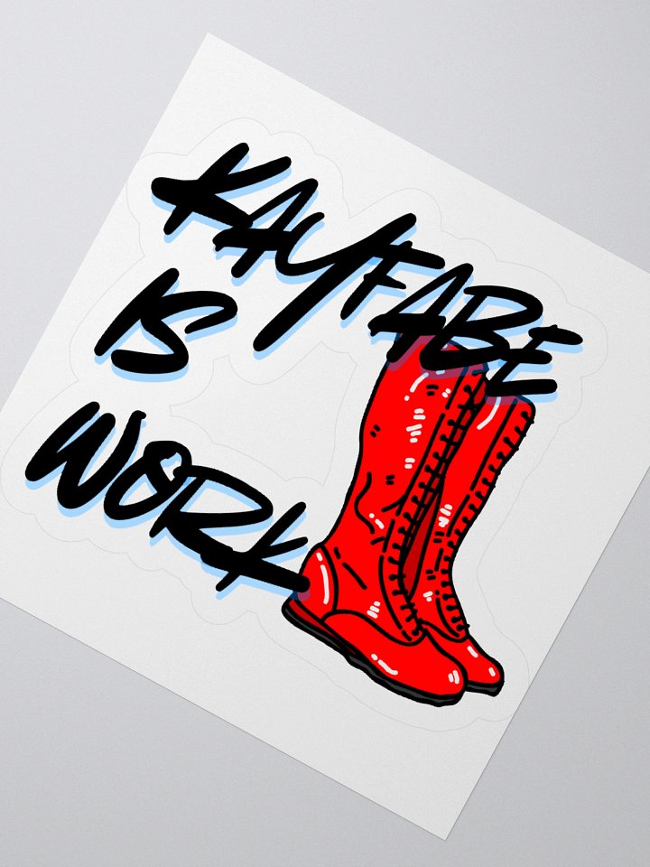 Kayfabe is Work Stickers product image (6)