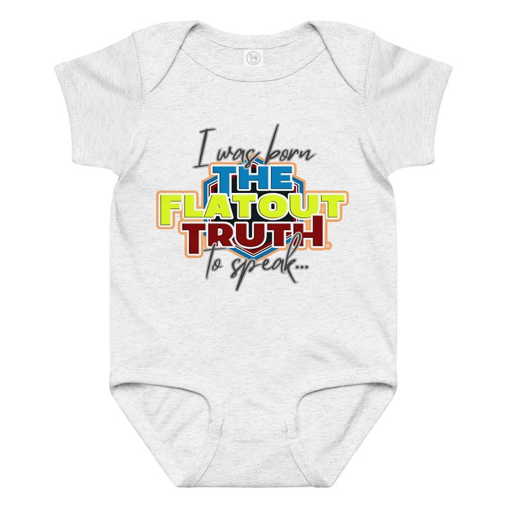 "I was born to speak" TFOT Baby Onesie product image (1)
