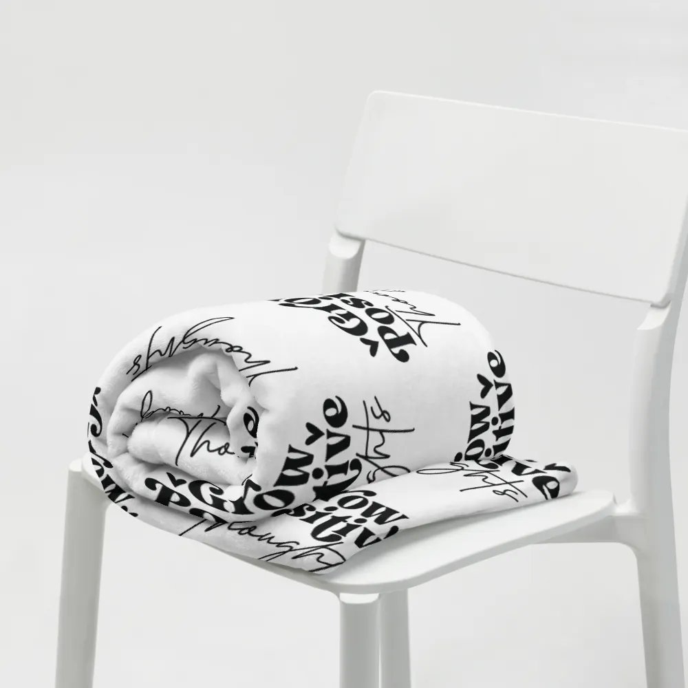 Grow Positive Thoughts Blanket product image (9)
