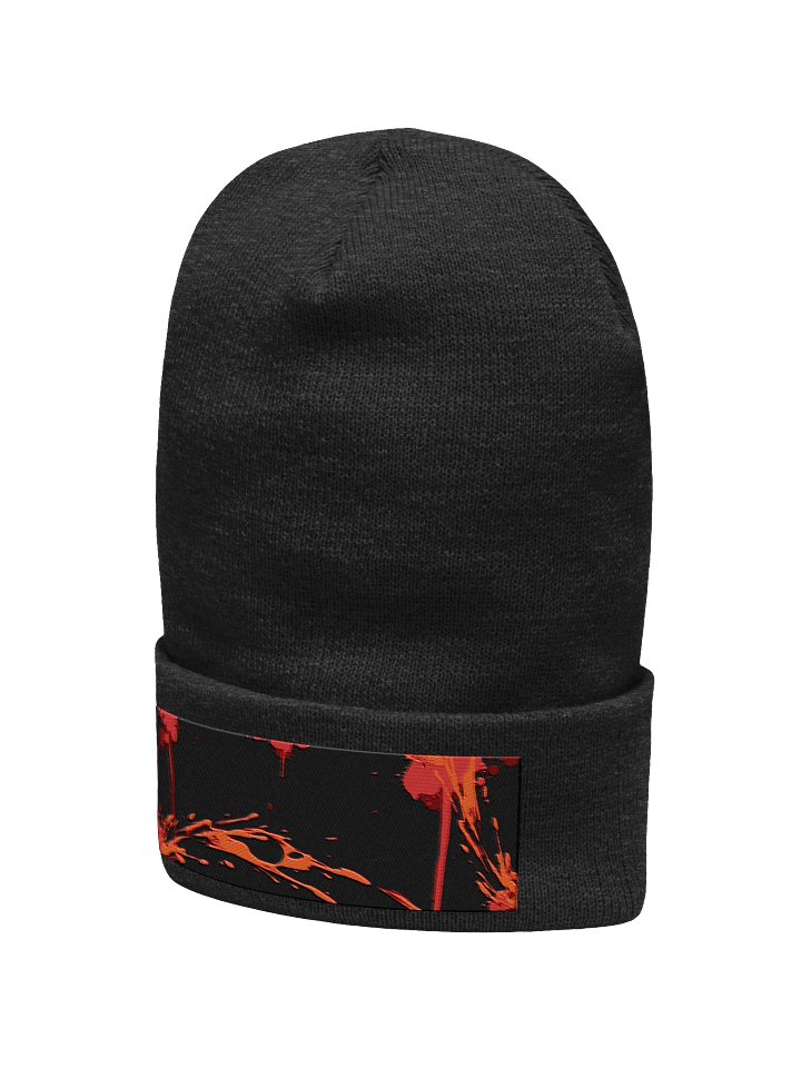 "Bloody" Cuffed Beanie (Embroidered) product image (8)