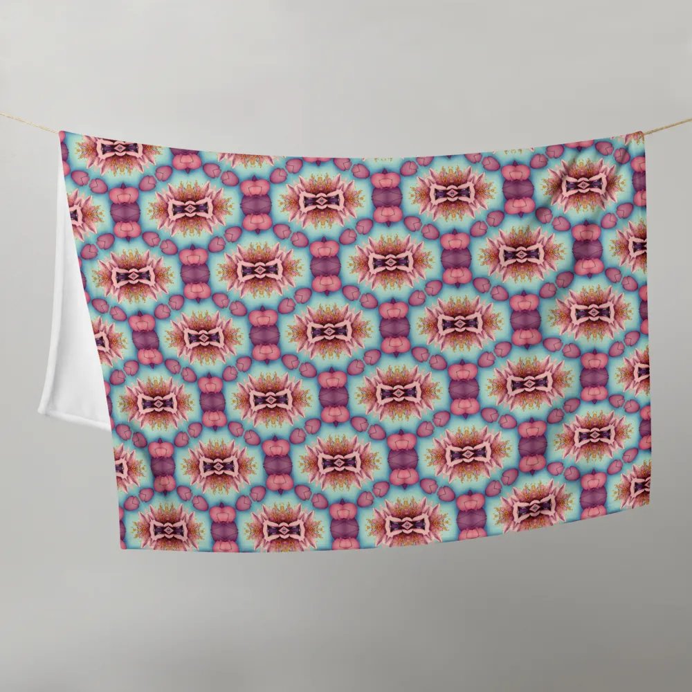 Vibrant Florals & Hearts Throw Blanket product image (10)