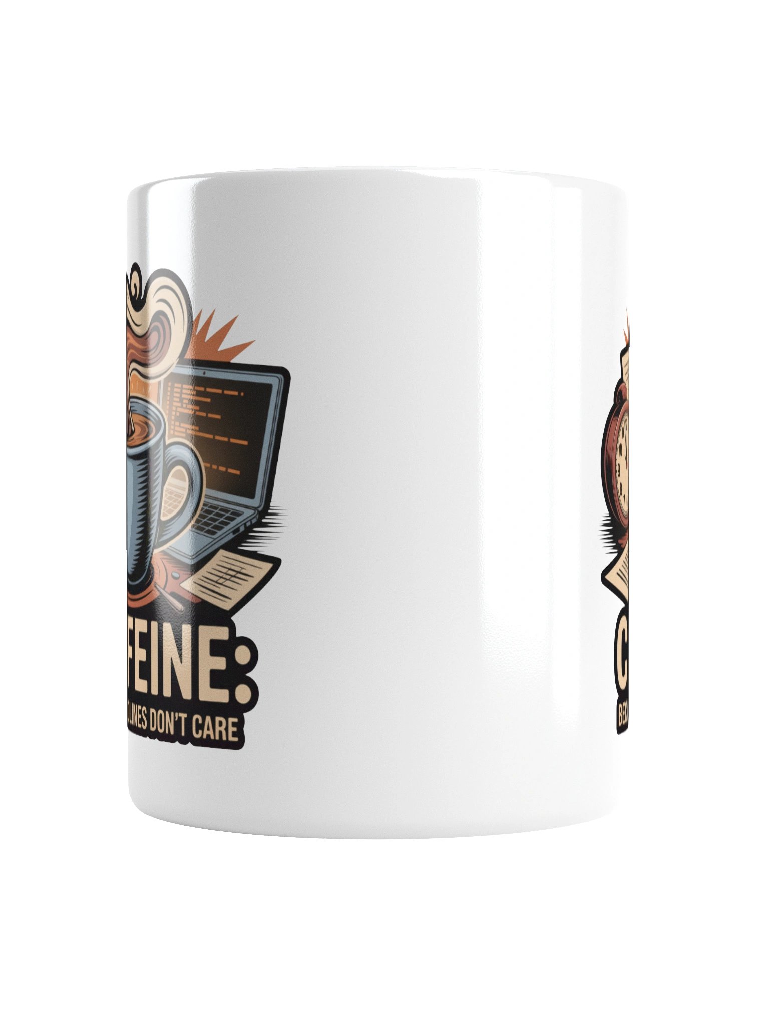 Caffeine Because Deadlines Don’t Care Office Mug product image (6)