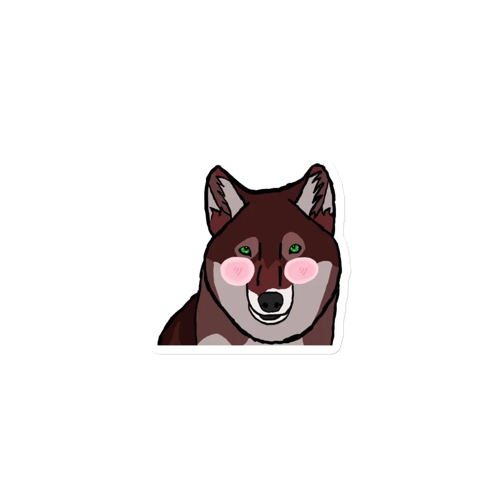 Wolf Blush Magnet product image (1)
