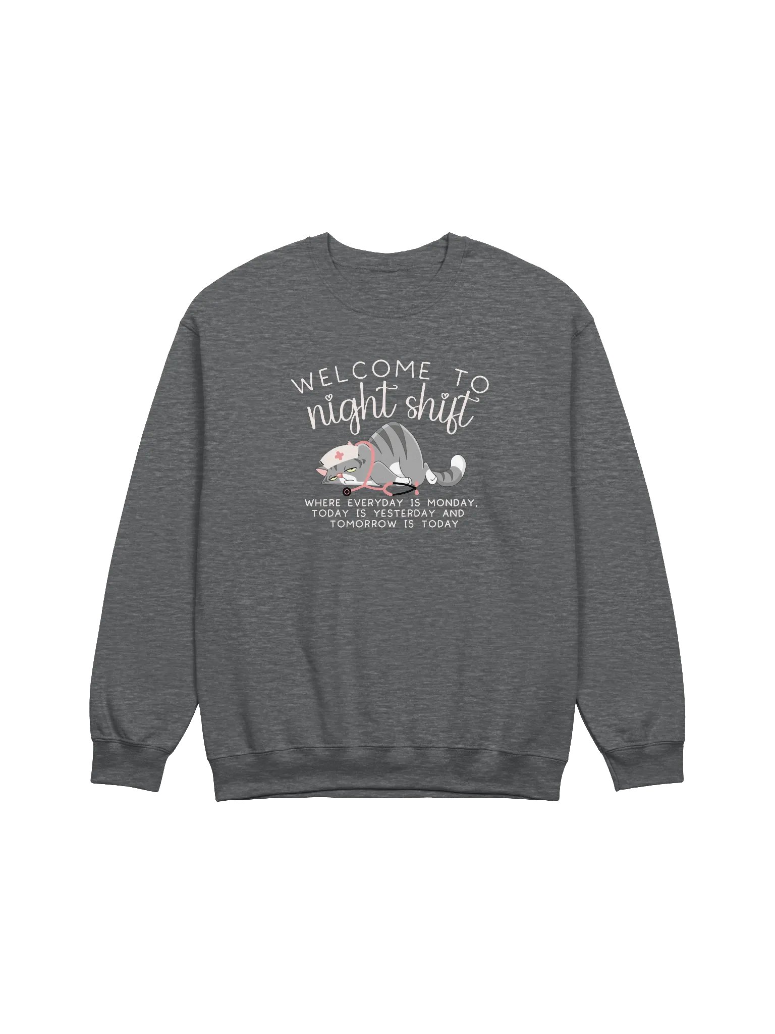 Welcome To Night Shift Sweatshirt (Homemade) product image (2)