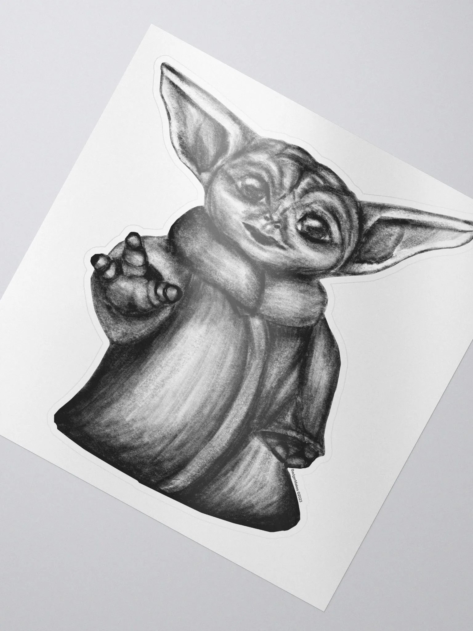 Alien Sketch Sticker product image (2)
