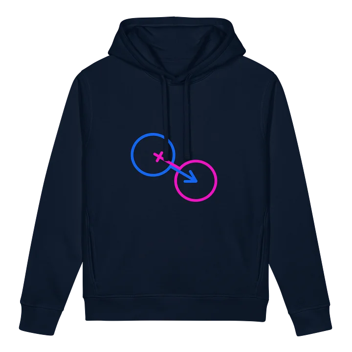 Eco-Friendly Natural Genders Connected Symbols Hoodie product image (1)