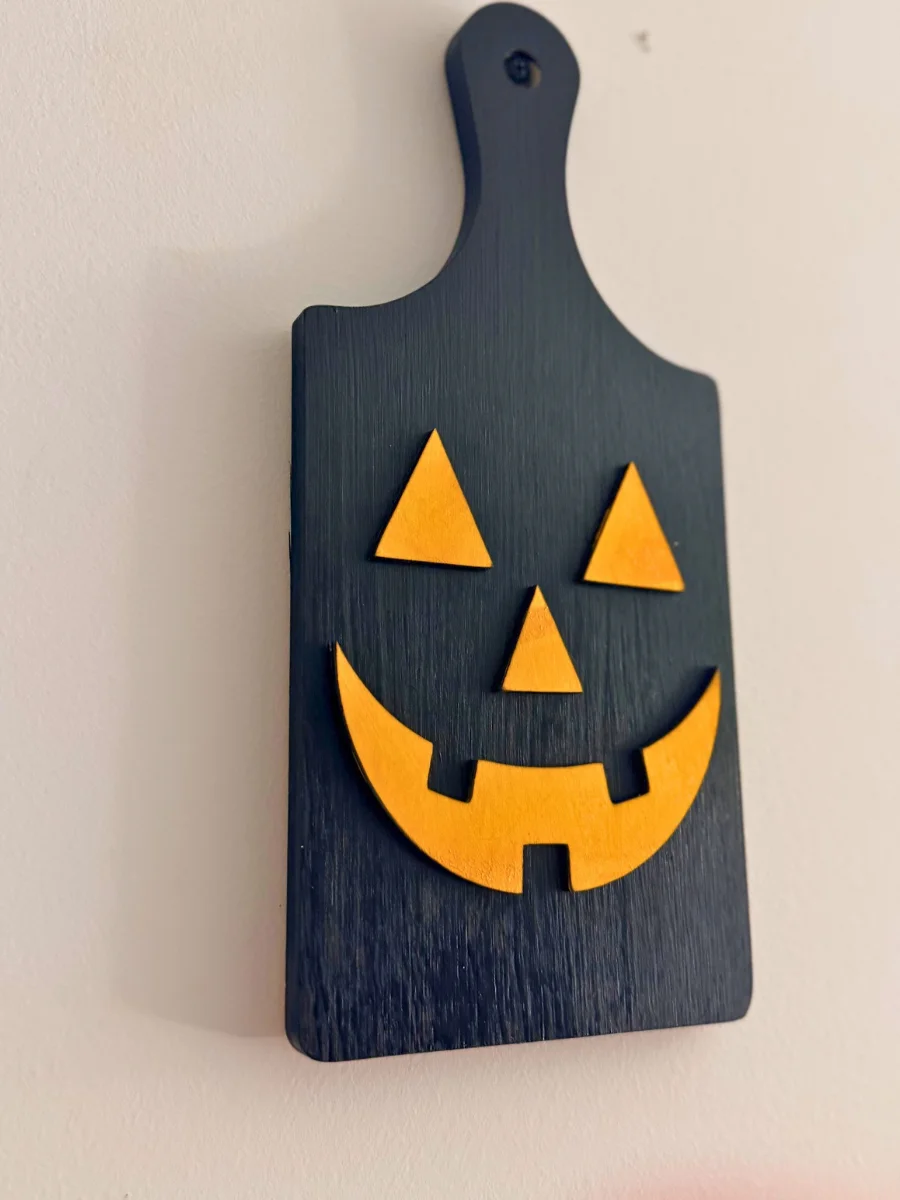 Classic Jack-O’-Lantern Wooden Paddle Sign | Halloween Wall Decor product image (3)