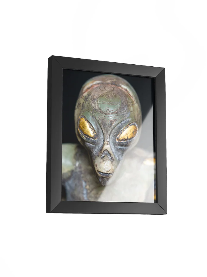 Aliencarving's Onyx Guardian Framed Print product image (7)