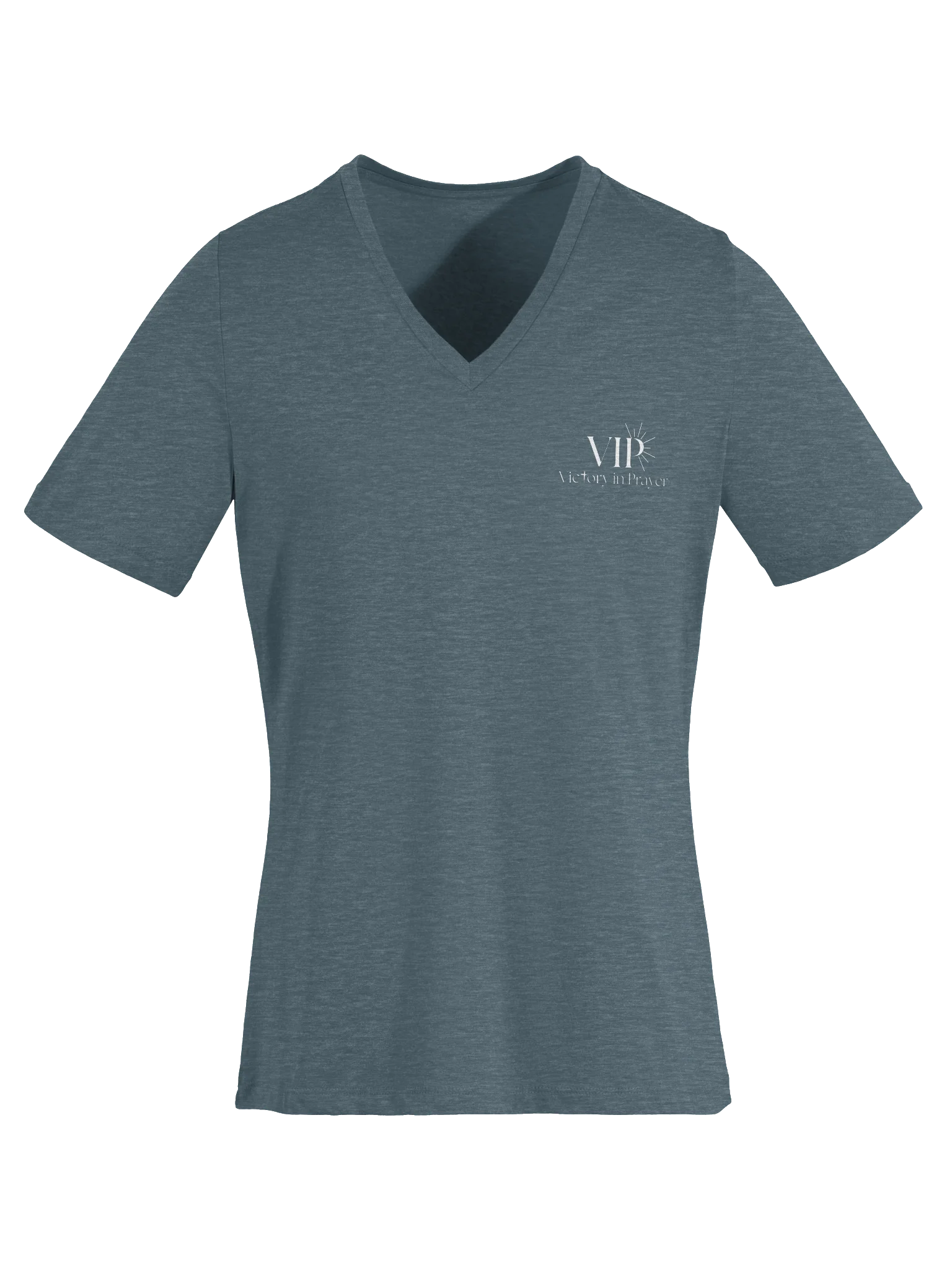 VIP Victory in Prayer Relaxed Walking in Victory Womens V-Neck Tee product image (41)
