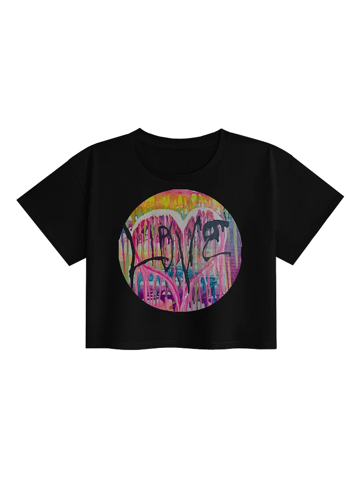 Graffiti Heart Crop Top product image (1)
