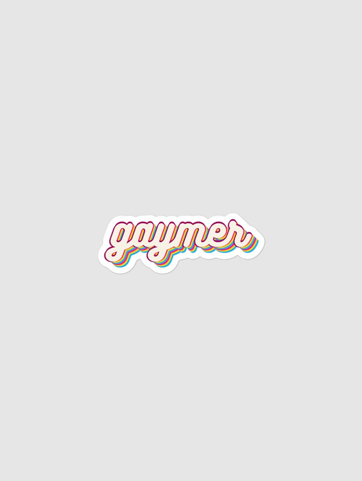 GAYMER STICKER - PANSEXUAL PRIDE product image (1)