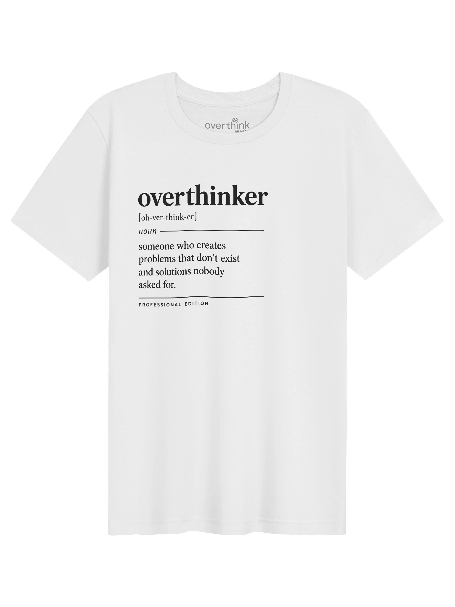Overthinker Definition T-Shirt product image (2)
