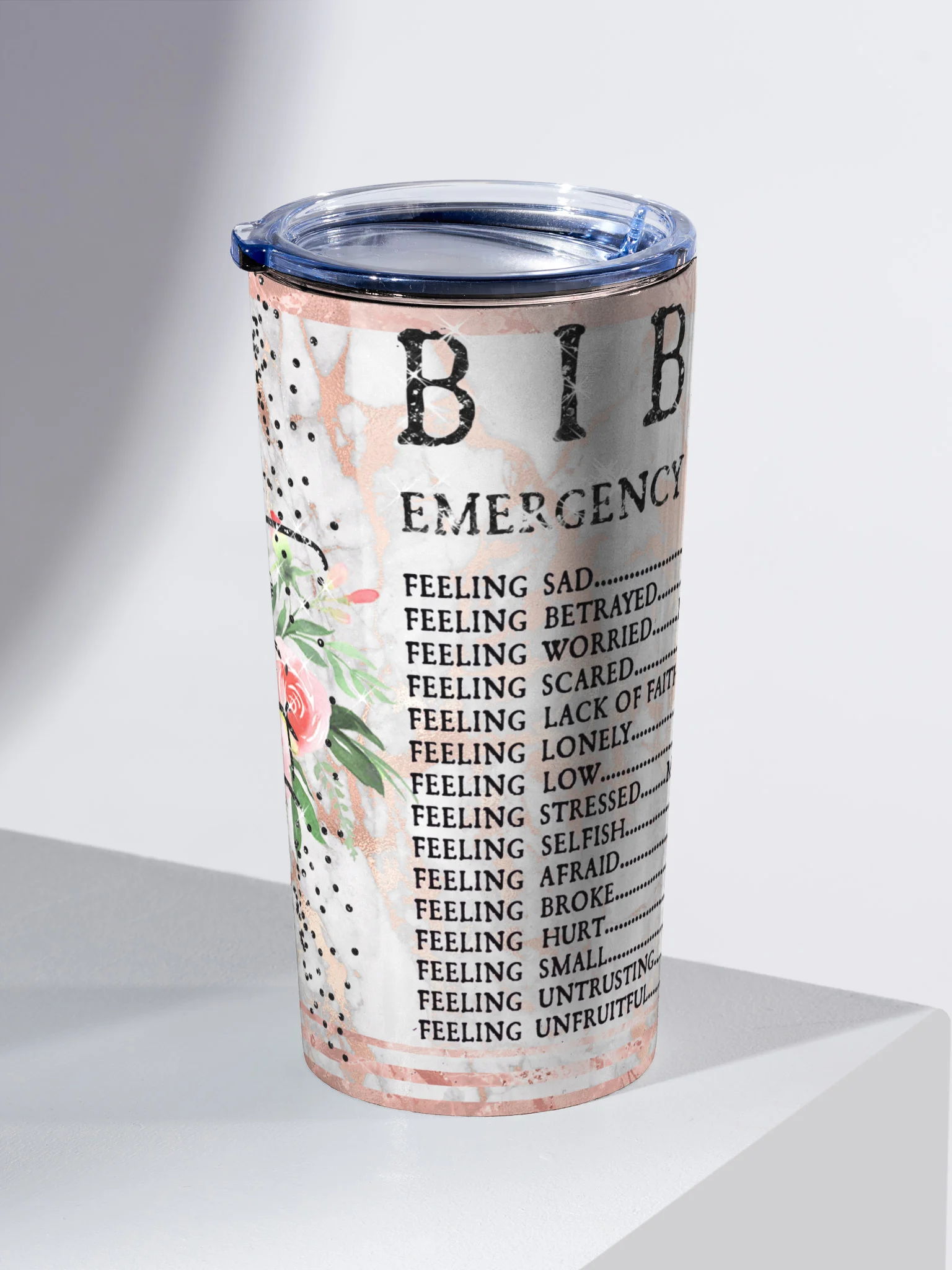 Bible Verse 20oz Stainless Steel Tumbler product image (2)