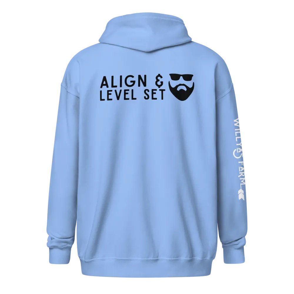 Align & Level Set- Quotes by Jon Full Zip Hoodie product image (2)