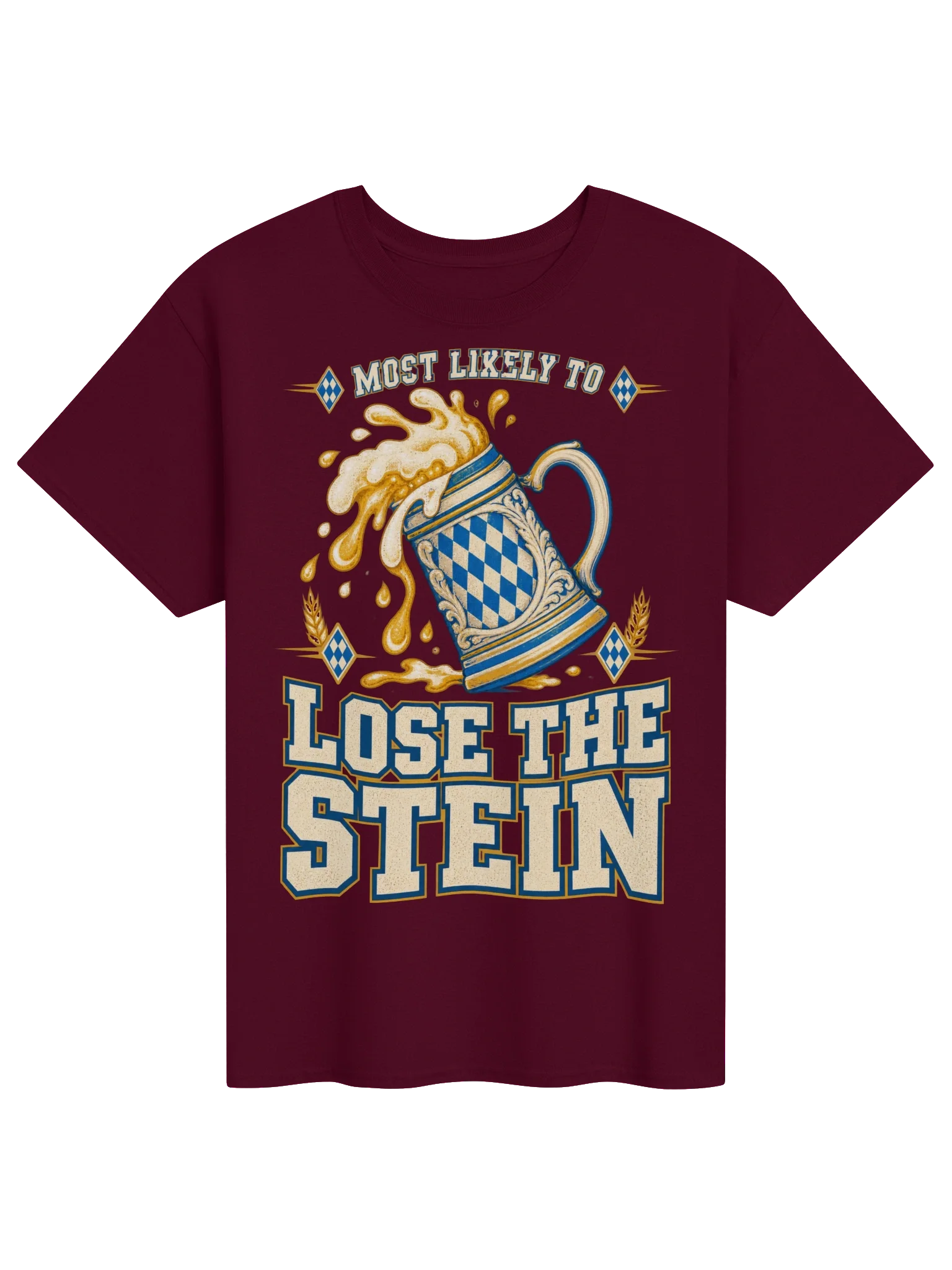 Most Likely to Lose the Stein Funny Oktoberfest Vintage Tee Description: