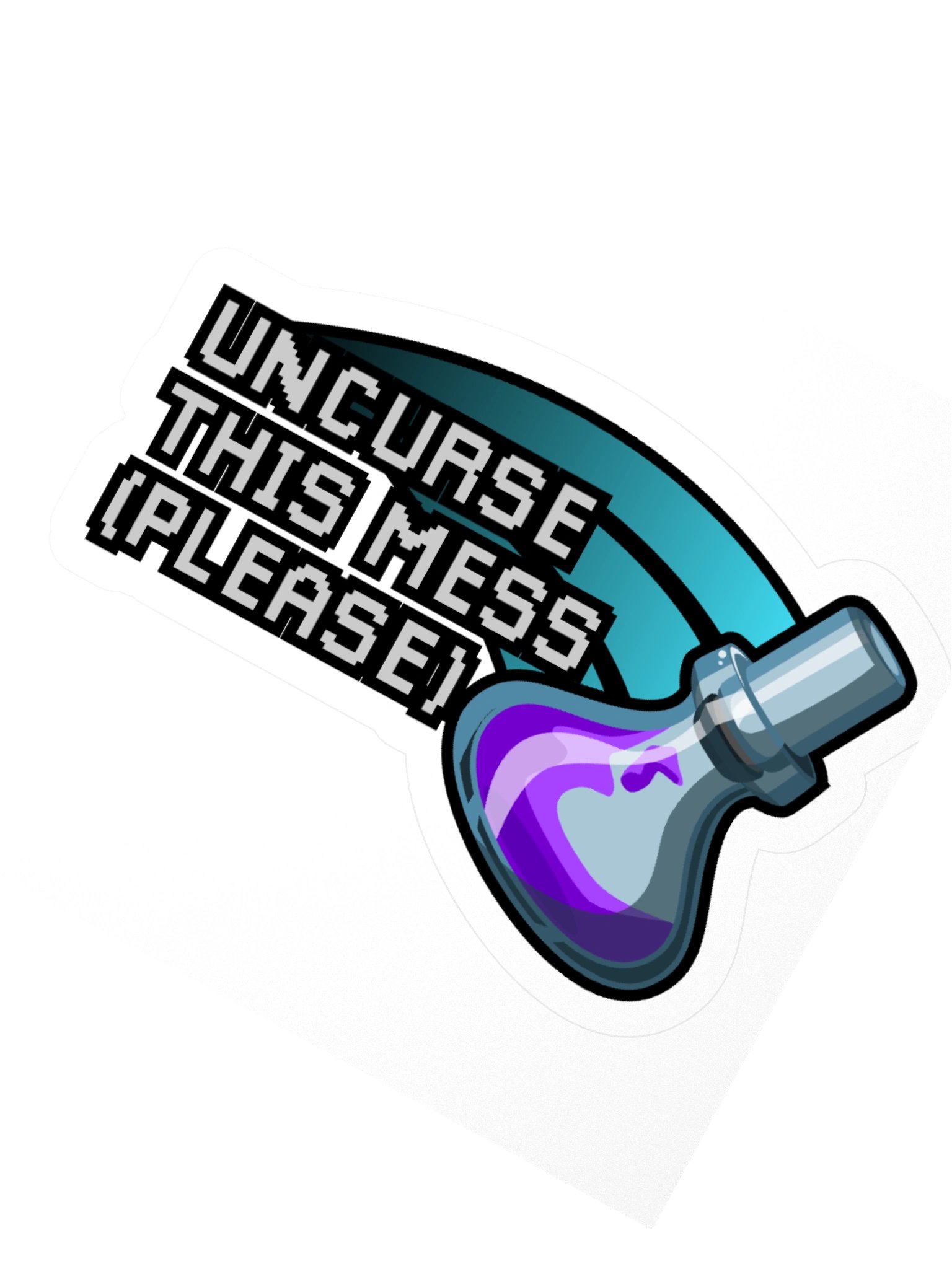 Uncurse Sticker product image (2)