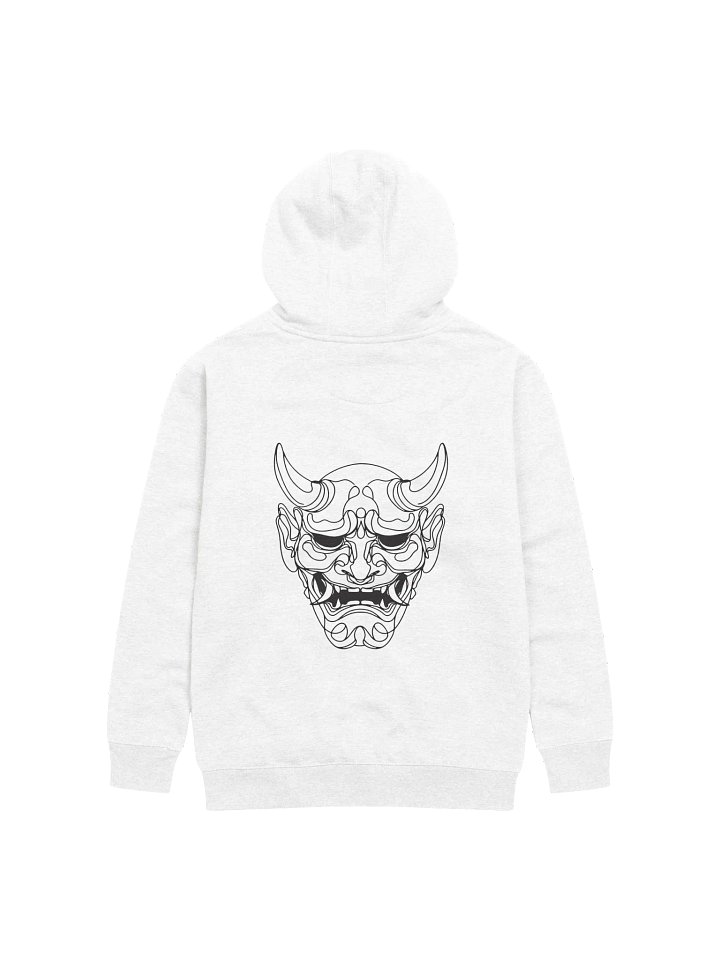 Japanese Oni Mask Line Art Premium Hoodie product image (2)