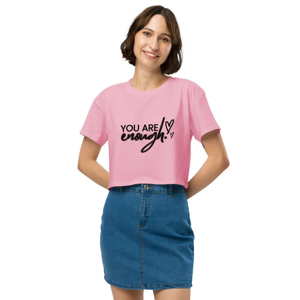 You Are Enough: Womens Crop Top 2. product image (4)