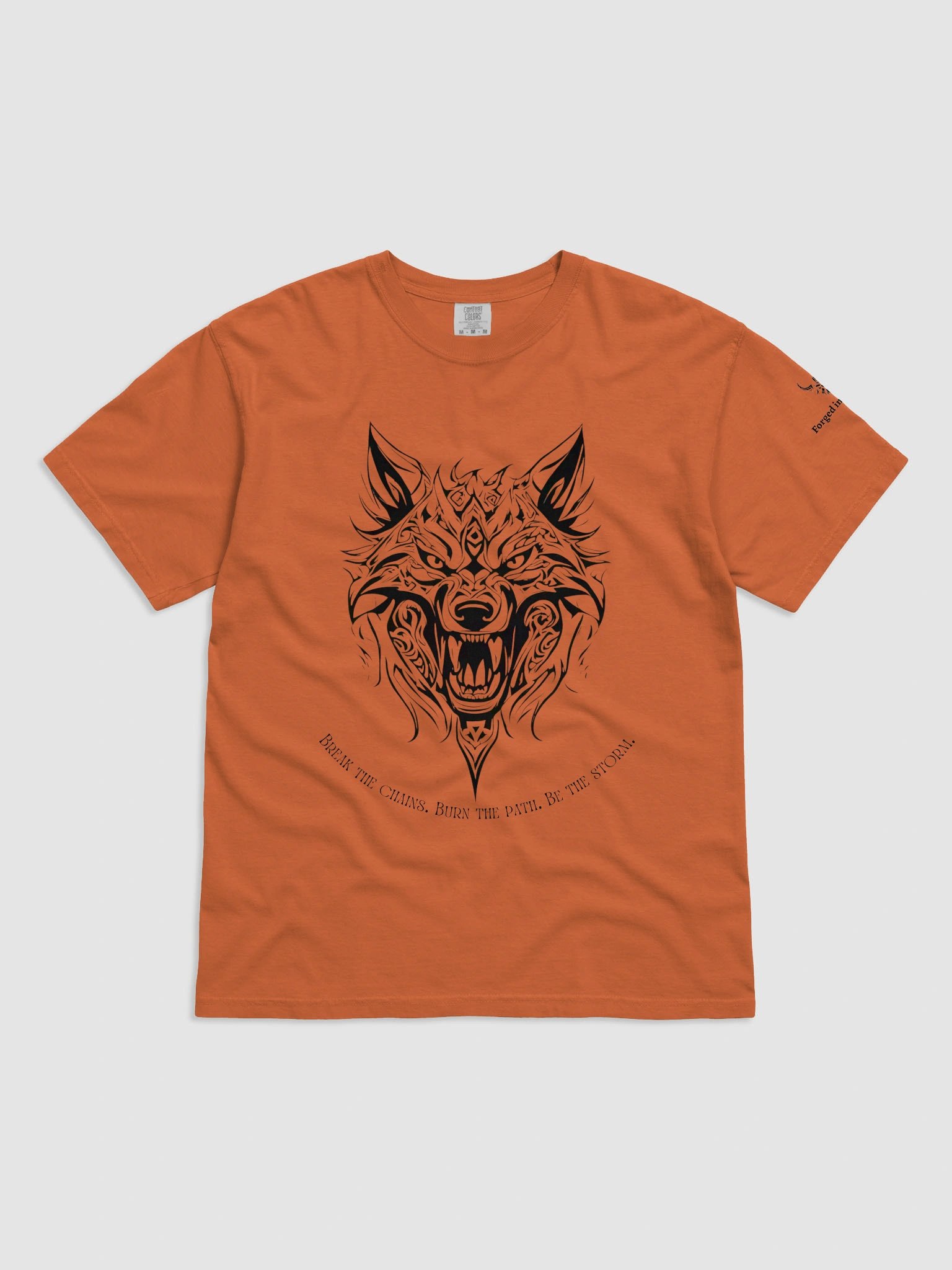 "Fenrir Unbound" – The Wolf of Ragnarok Tee | Forged In Valhalla product image (8)