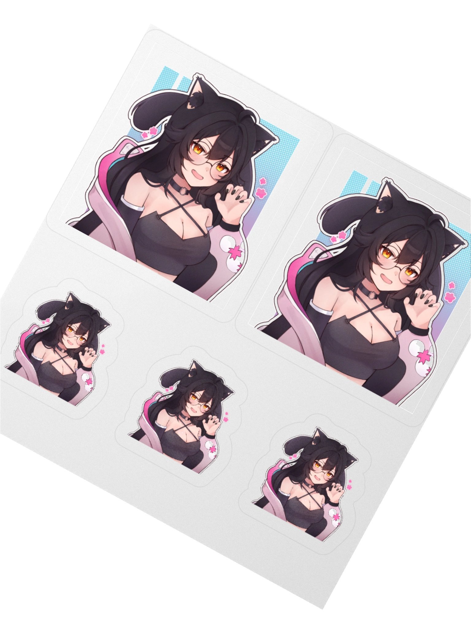 Sakura Stickers (Blue/Pink) product image (2)