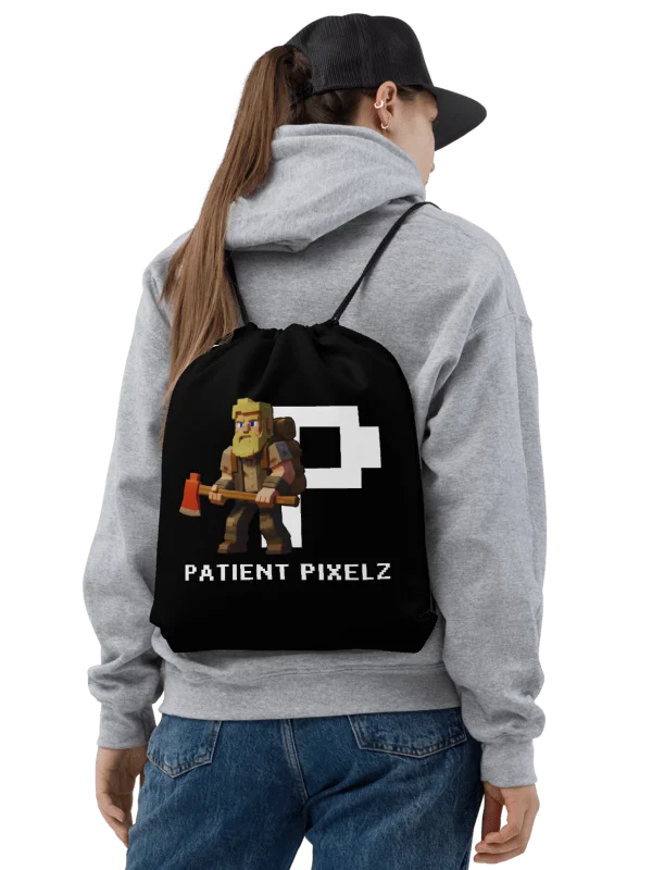 Patient PixelZ P Logo Drawstring Bag product image (2)