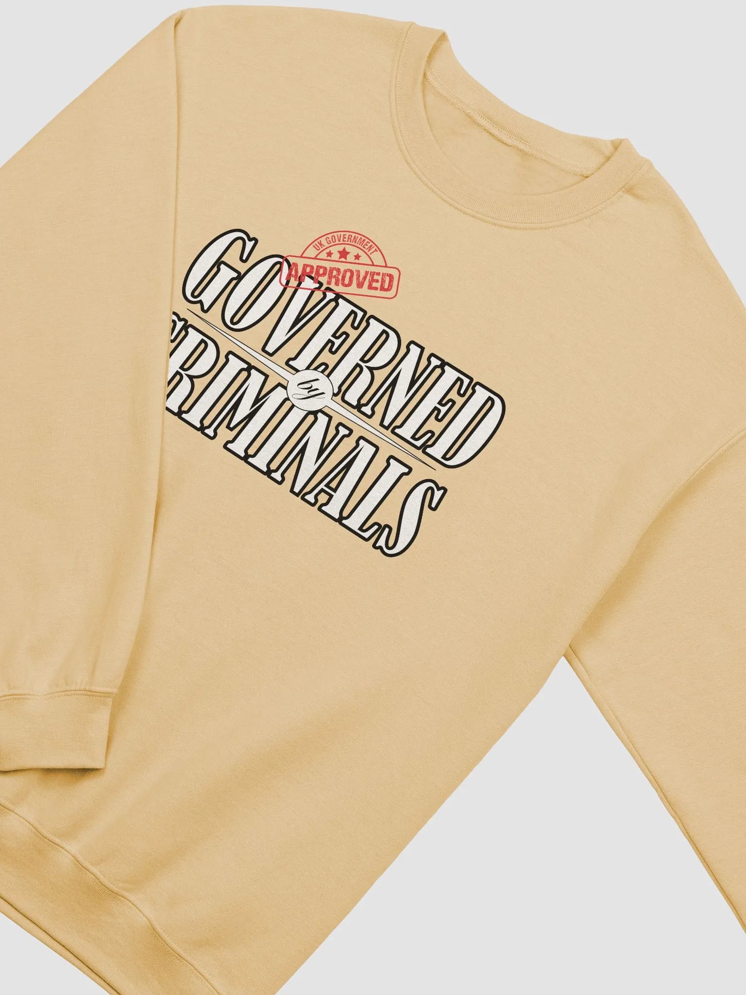 Governed By Criminals - UK Approved - Gildan Classic Crewneck Sweatshirt product image (1)
